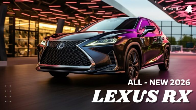 2026 Lexus RX Specs: Unveiling the Future of Luxury SUVs