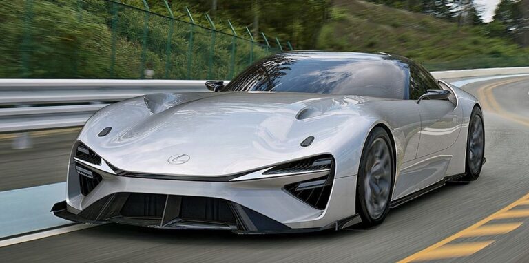 2027 Lexus EV Supercar Dimensions